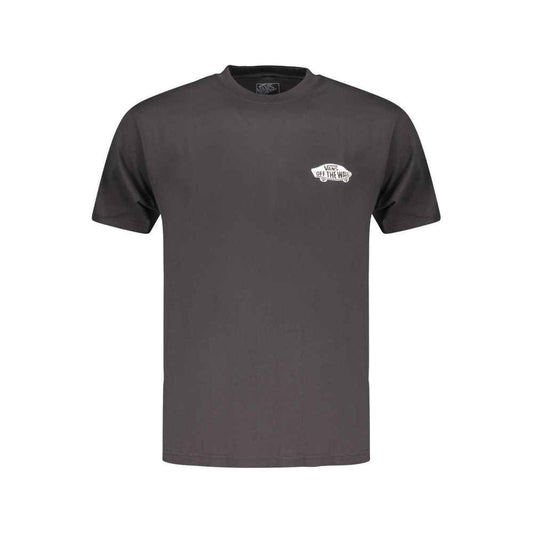 Black Cotton Men's T-Shirt