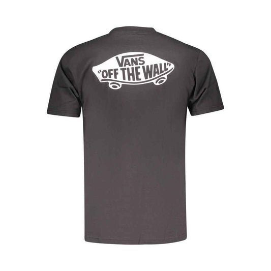 Black Cotton Men's T-Shirt