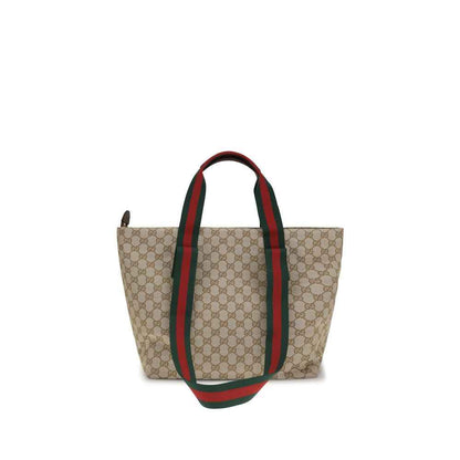 Beige Fabric Shoulder Bag