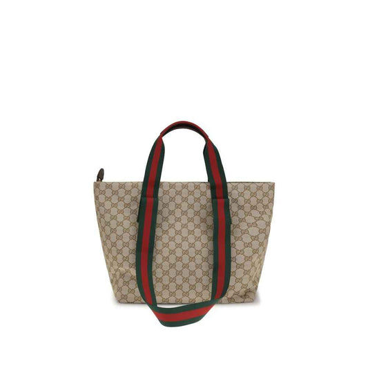 Beige Fabric Shoulder Bag