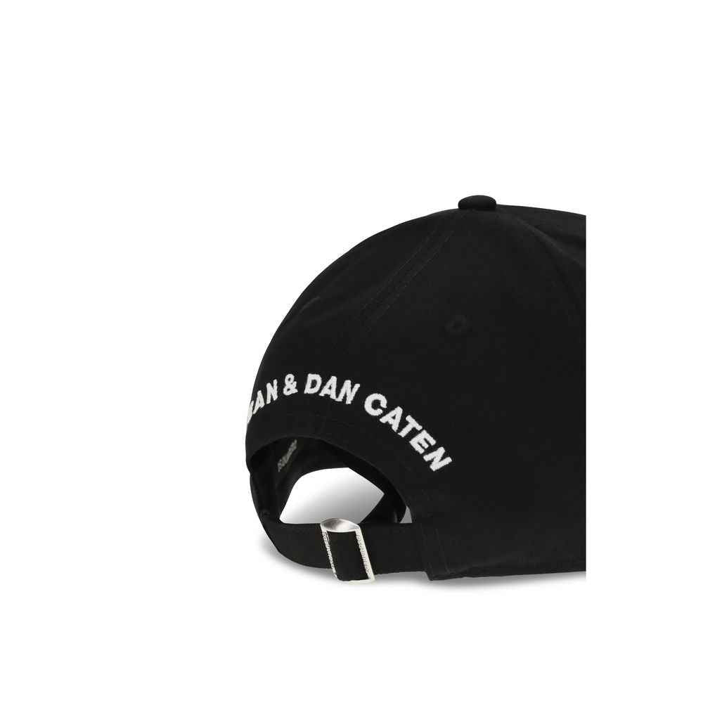 Black Cotton Cap (Baseball Hat)