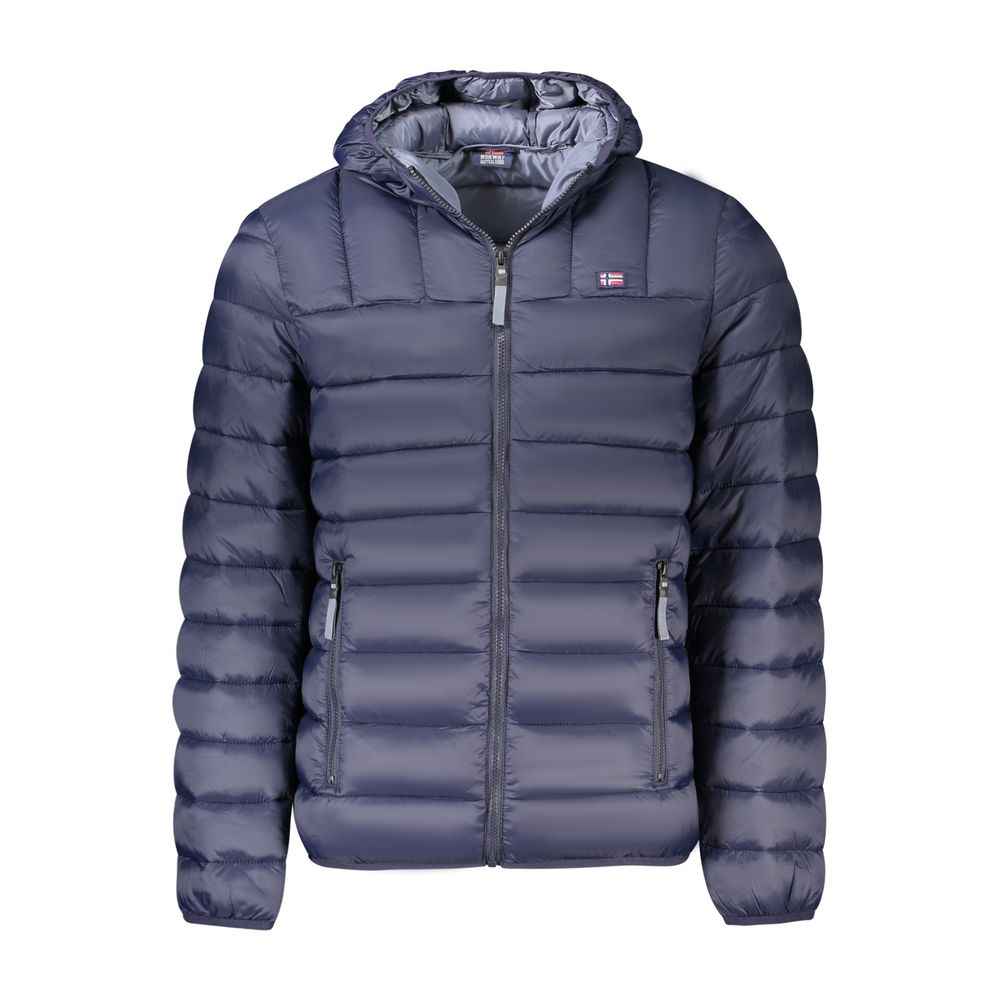 Blu Poliammide Men's Jacket
