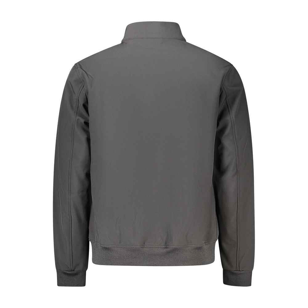 Black Polyester Men's Jacket