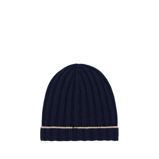Blue Cashmere Beanie