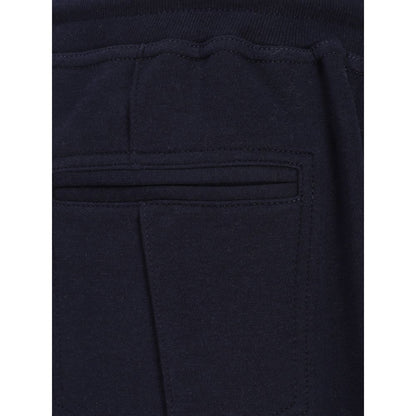 Blue Cotton Joggers (Workout Pants)