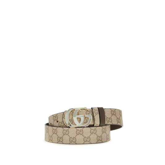 Beige Calf Leather Bos Taurus Regular Belt