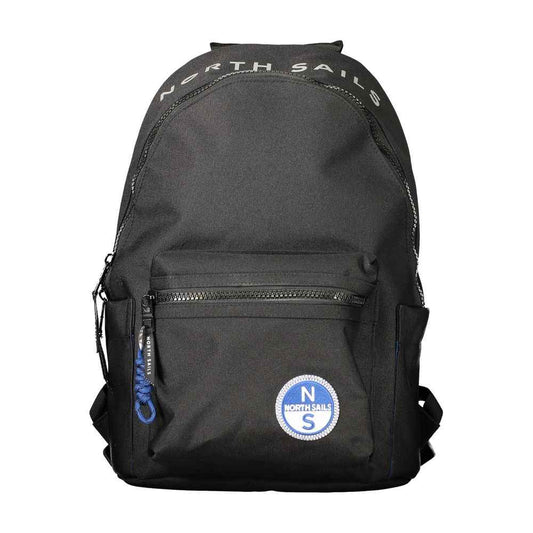 Black Polyester Backpack