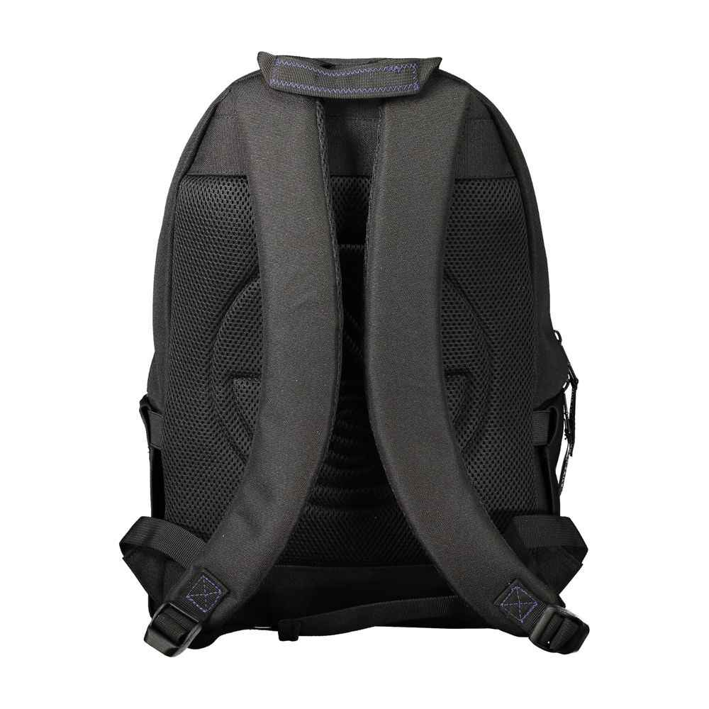 Black Polyester Backpack