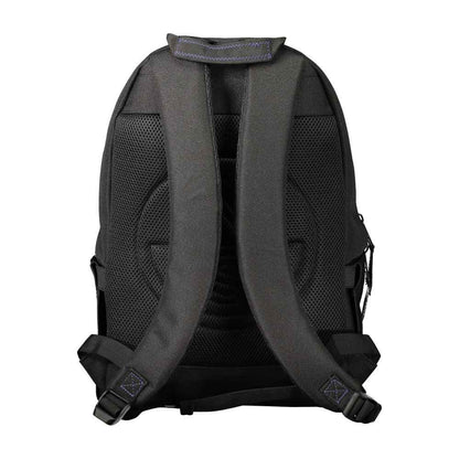 Black Polyester Backpack