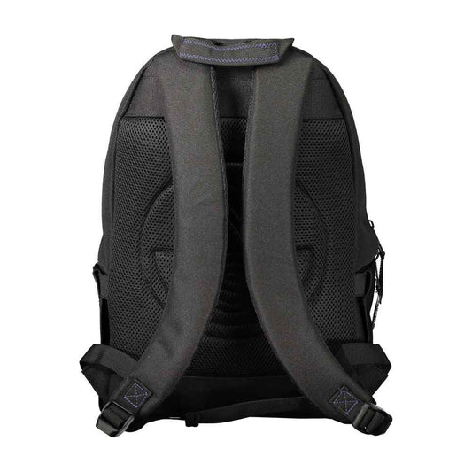 Black Polyester Backpack