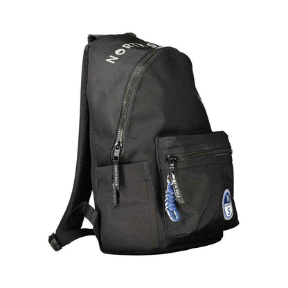 Black Polyester Backpack