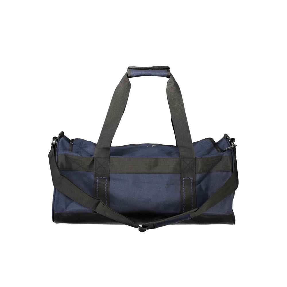 Blue Polyester Handbag