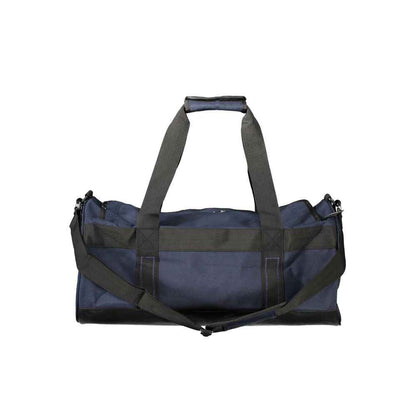 Blue Polyester Handbag