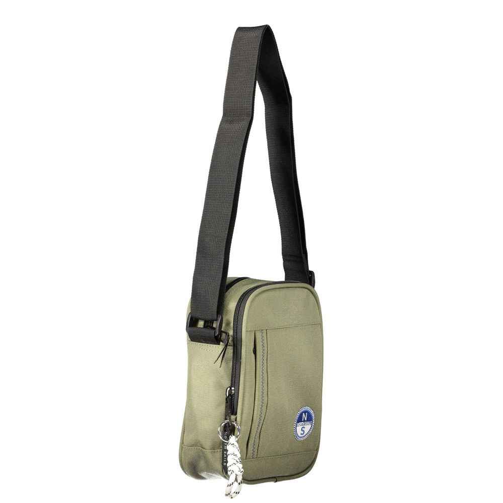 Green Polyester Shoulder Bag