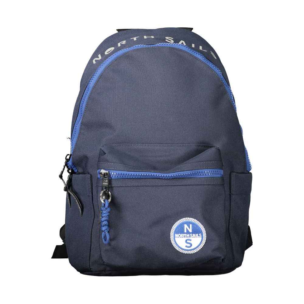 Blue Polyester Backpack