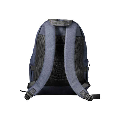 Blue Polyester Backpack