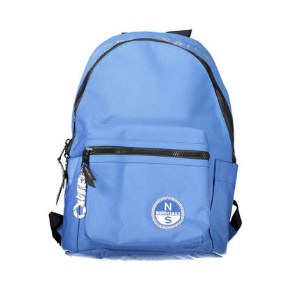 Blue Polyester Backpack