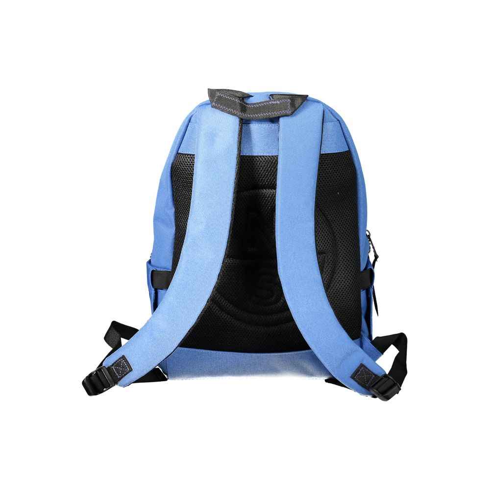 Blue Polyester Backpack