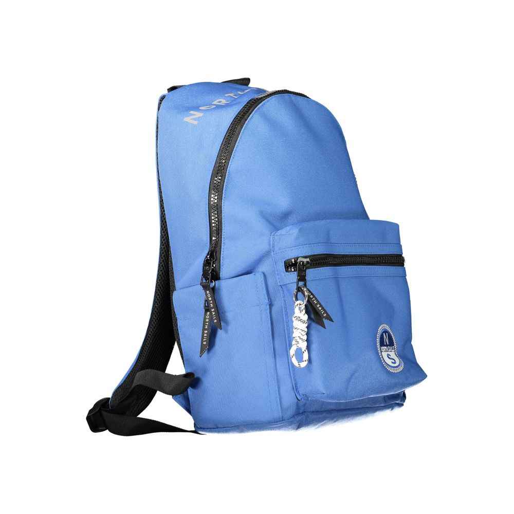 Blue Polyester Backpack