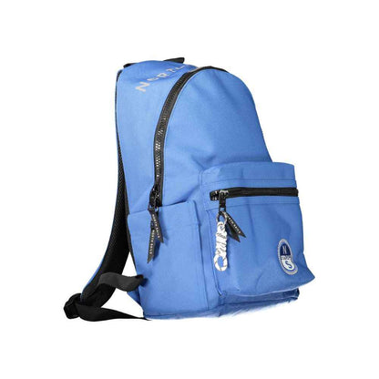 Blue Polyester Backpack
