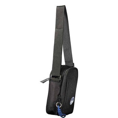 Black Polyester Shoulder Bag