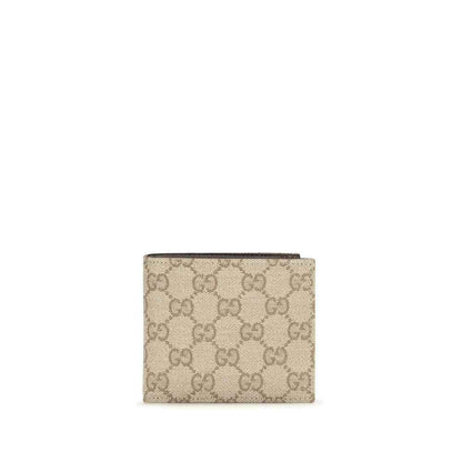 Beige Fabric Wallet