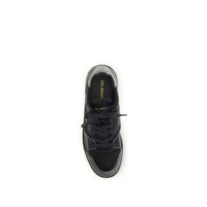 Black Calf Leather Bos Taurus Low Top Sneakers