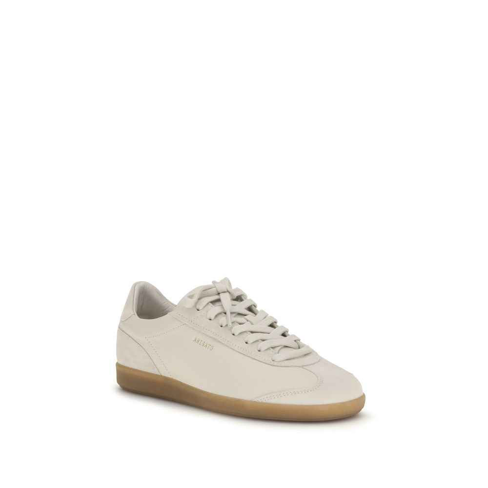 Beige Calf Leather Bos Taurus Low Top Sneakers