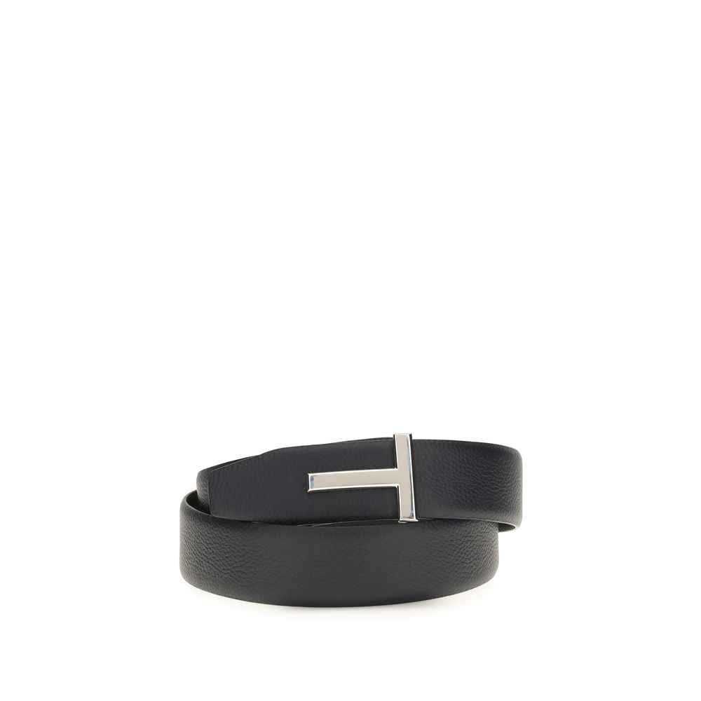 Black Calf Leather Bos Taurus Belt