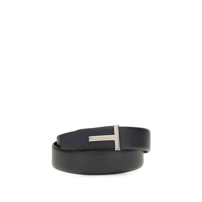 Black Calf Leather Bos Taurus Belt