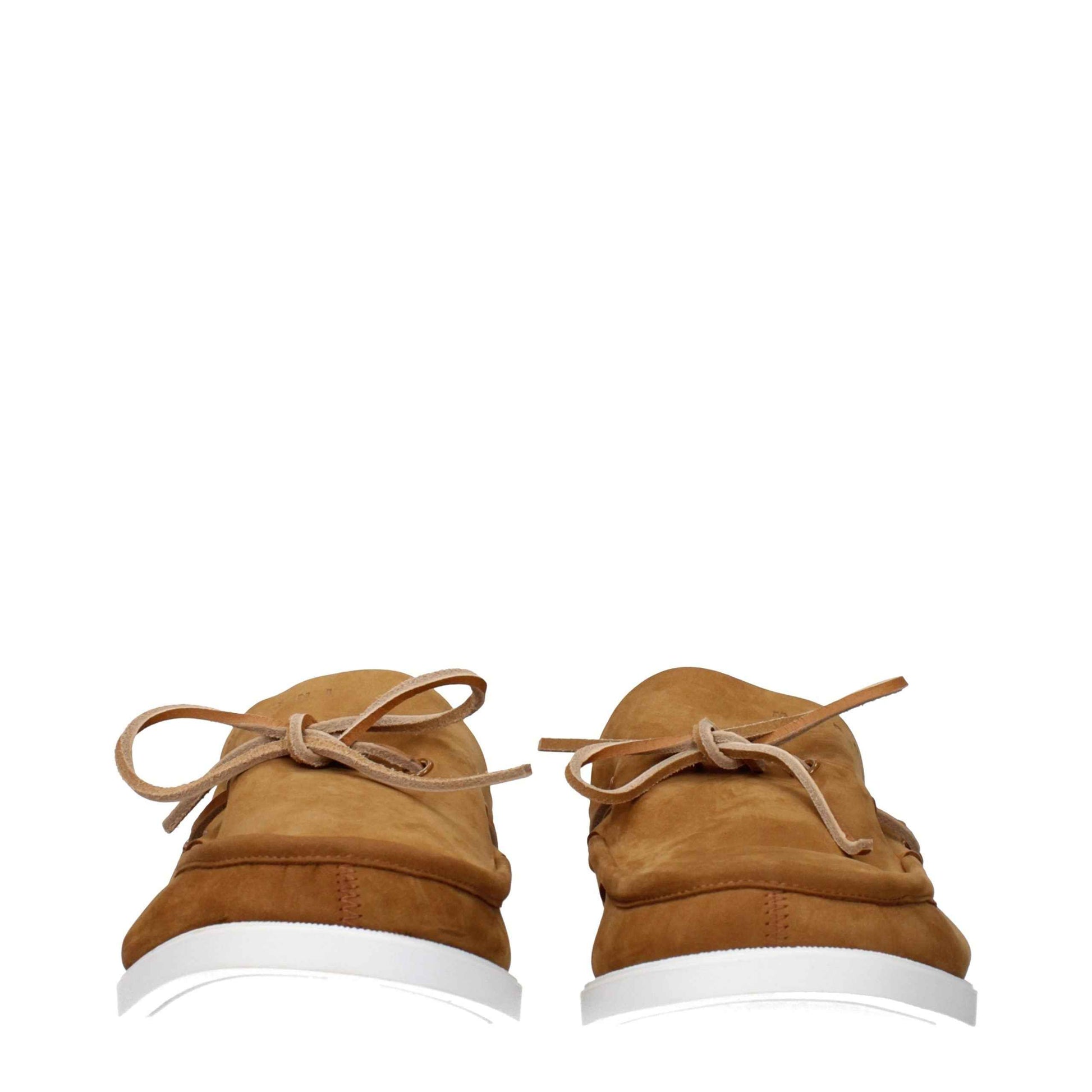 Brown Leather Slip-On Loafers
