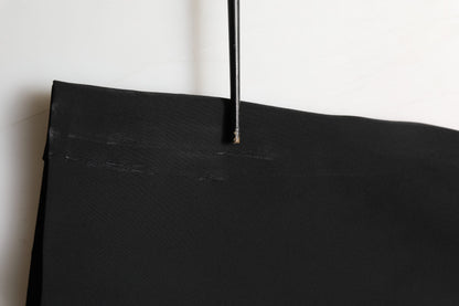 Black Single Breasted One Button Coat Blazer