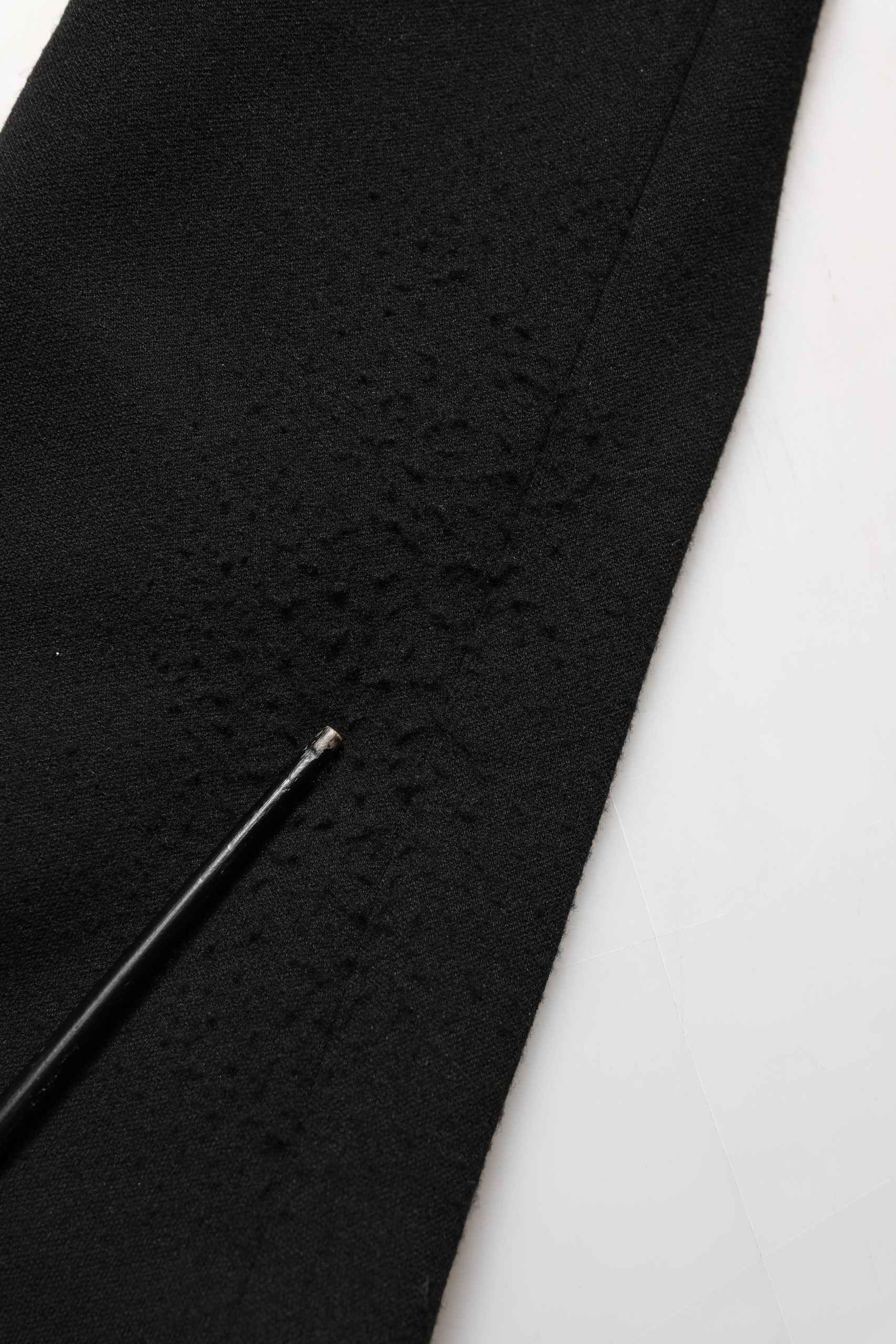 Black Logo Crest SingleBreasted Coat Blazer