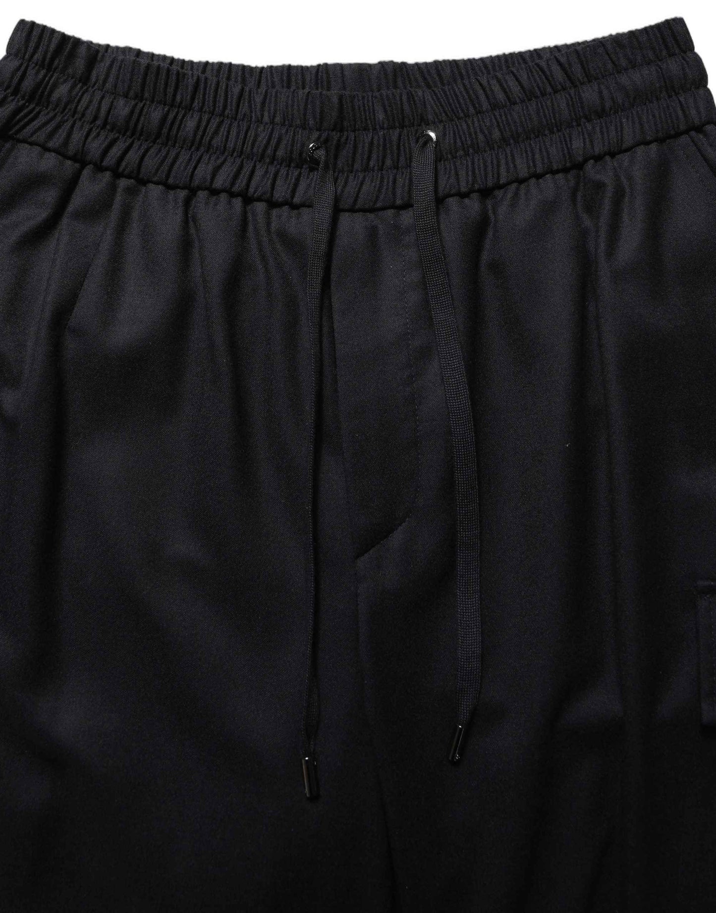 Black Mid Waist Cargo Jogger Sweatpants Pants