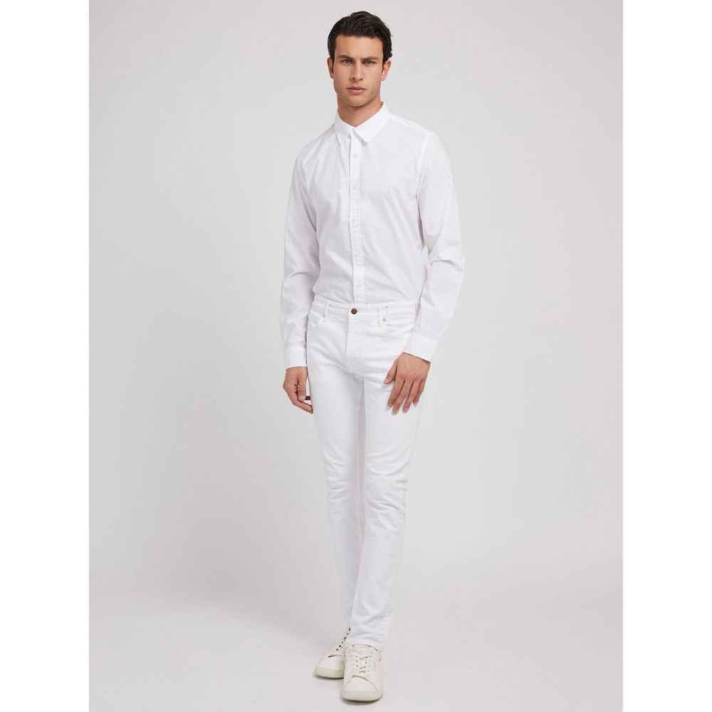 White Cotton Dress Shirt