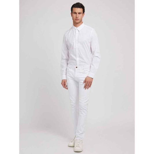 White Cotton Dress Shirt