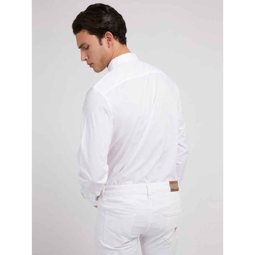 White Cotton Dress Shirt