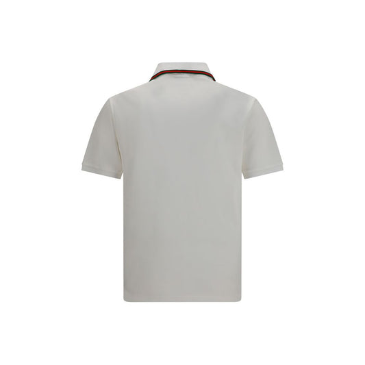 White Cotton Polo Shirt