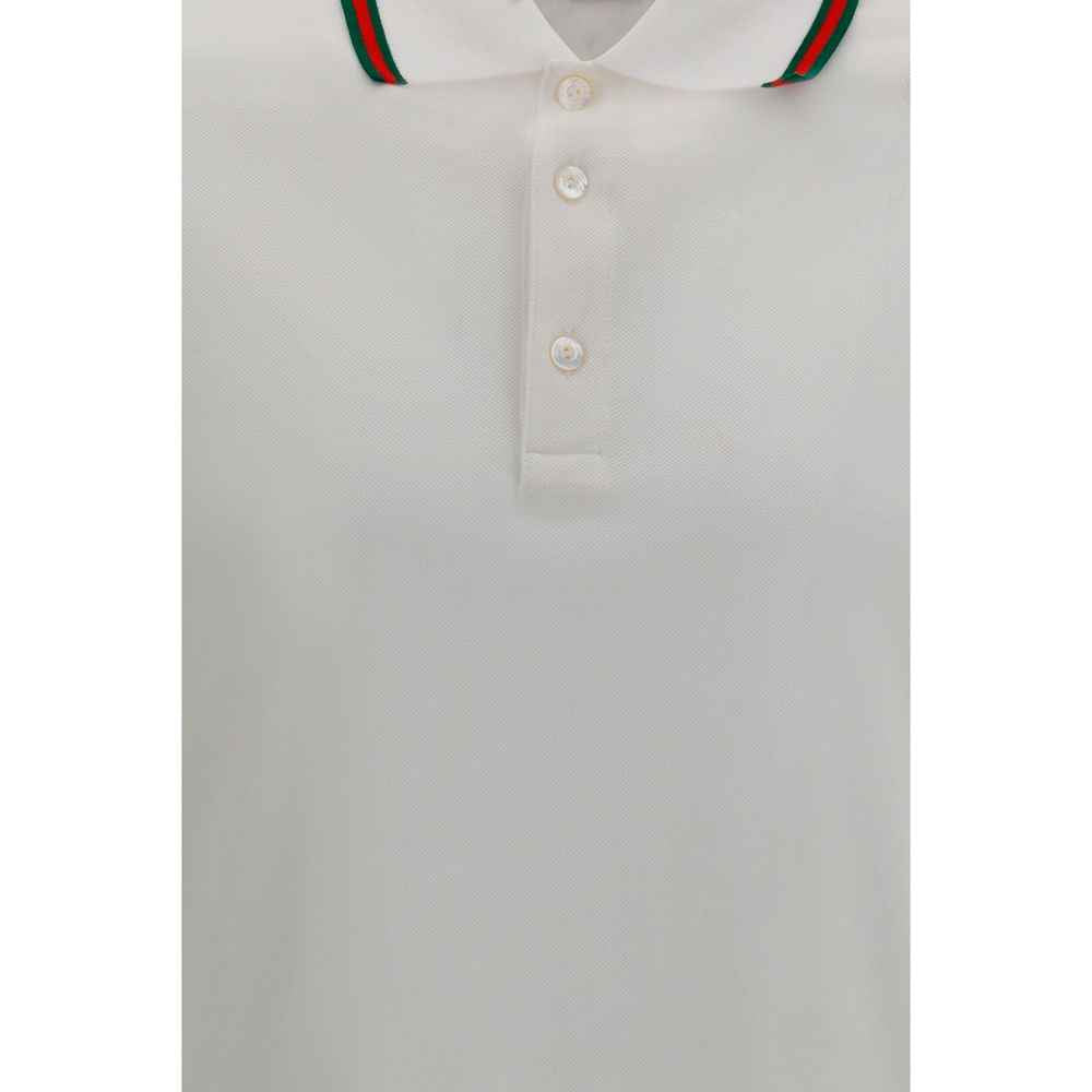 White Cotton Polo Shirt