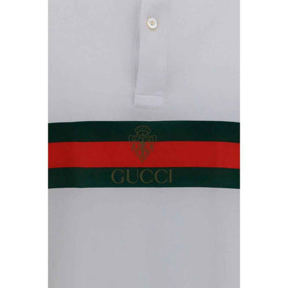 White Cotton Polo Shirt