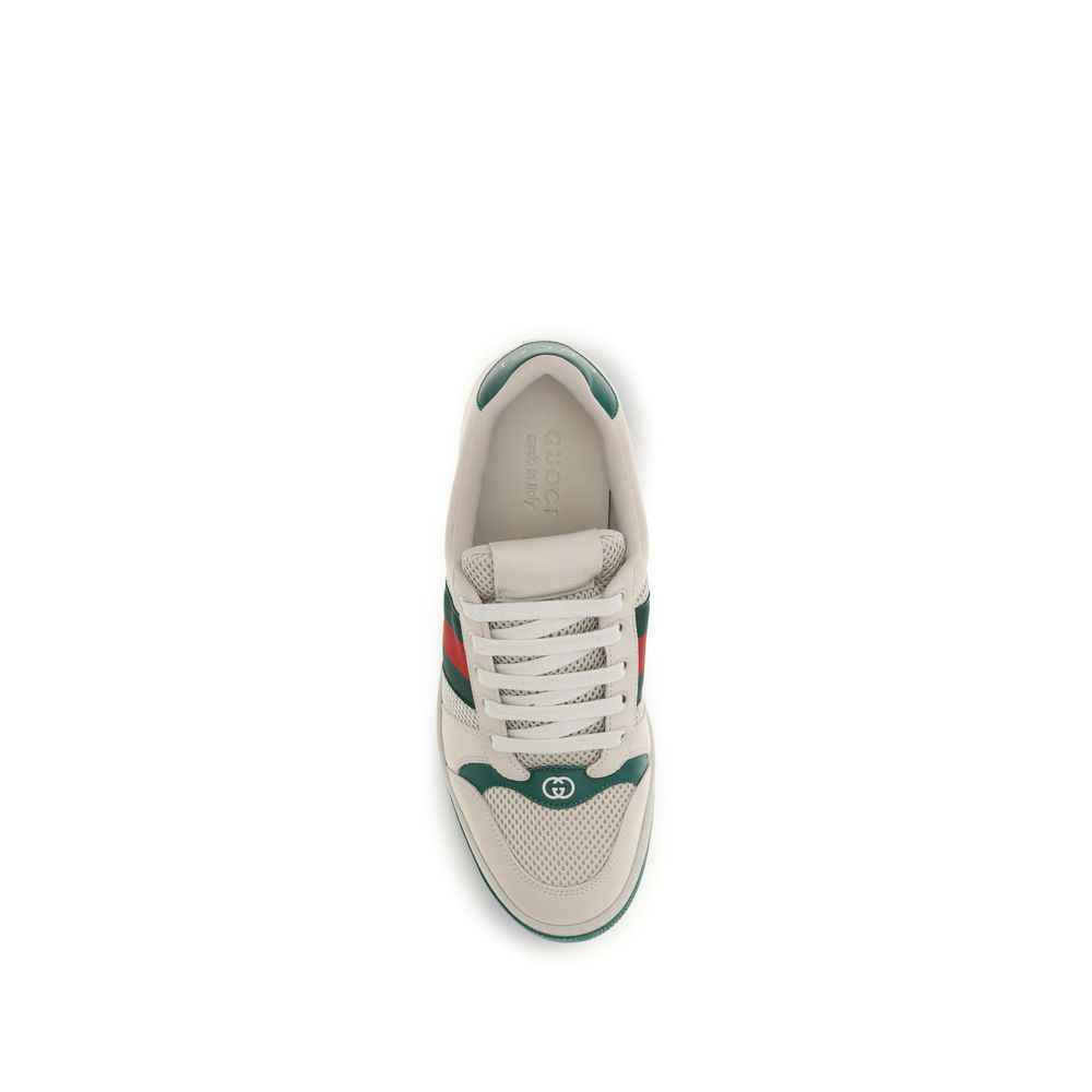 Beige Fabric Low Top Sneakers
