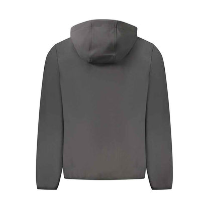 Black Polyester Men's Jacket
