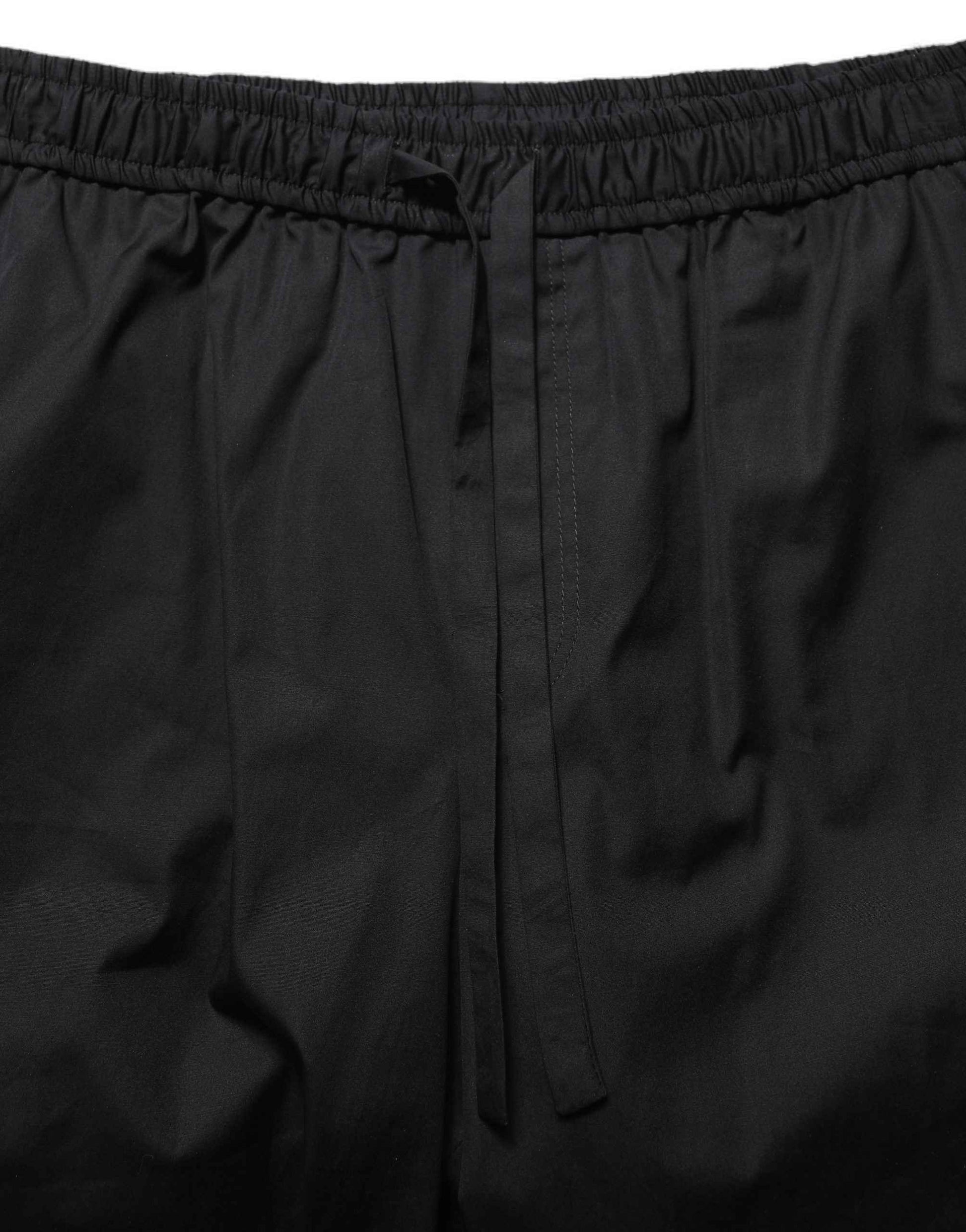 Black Cotton Sweatshorts Men Bermuda Shorts