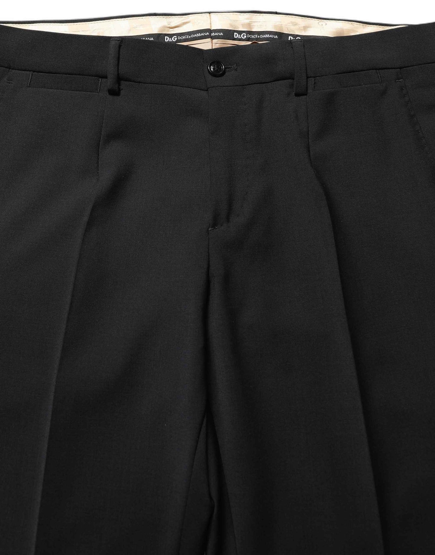 Black Wool Slim Fit Formal 2 Piece Men Suit