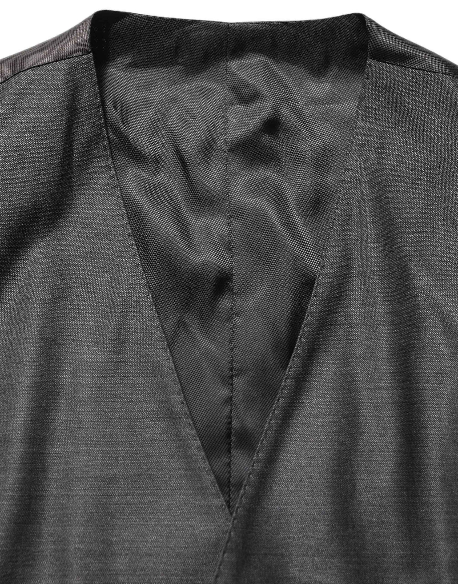 Gray MARTINI Slim Fit Formal 3 Piece Suit