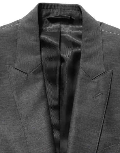 Gray MARTINI Slim Fit Formal 3 Piece Suit
