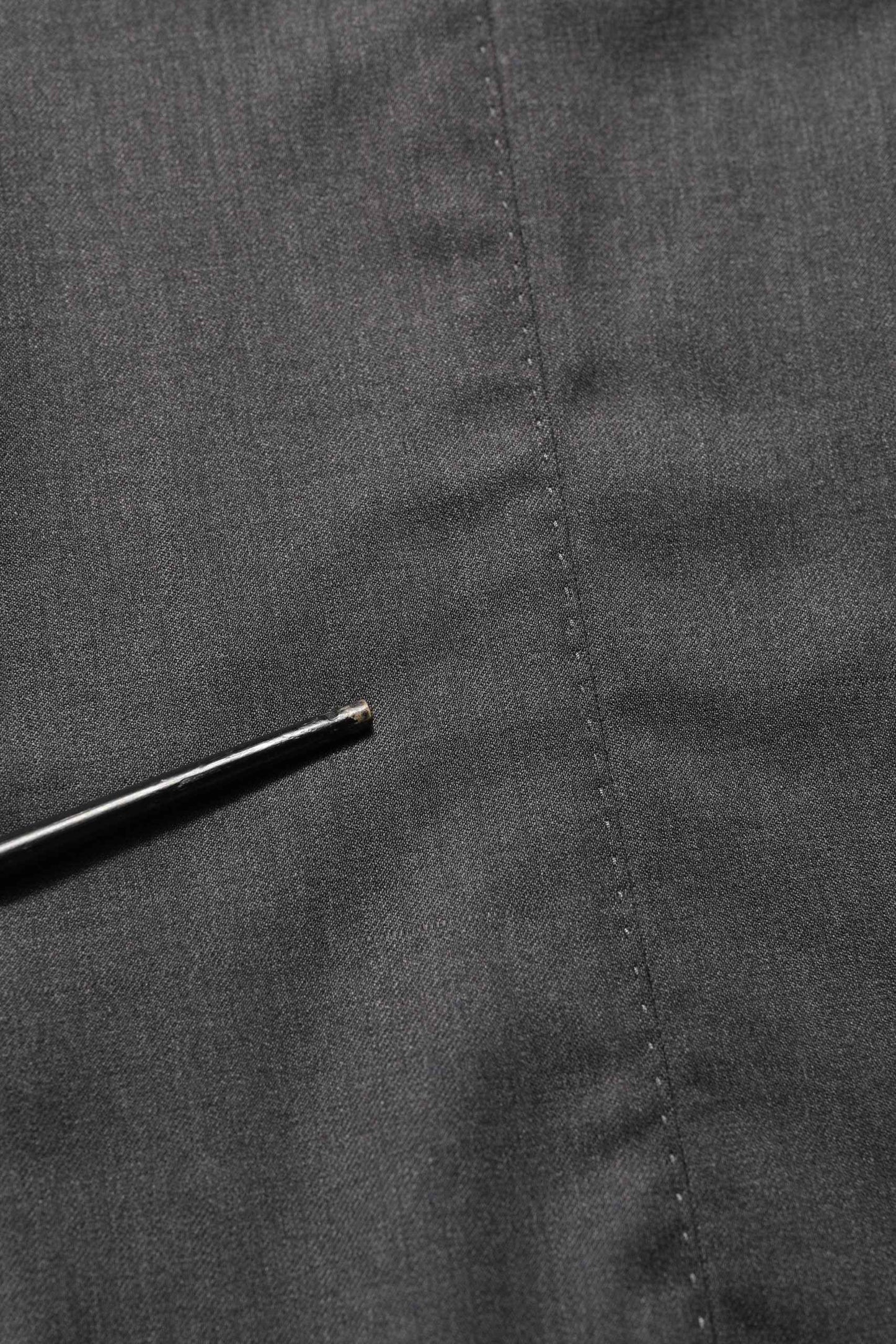 Gray Wool Slim Fit Formal 2 Piece Men Suit
