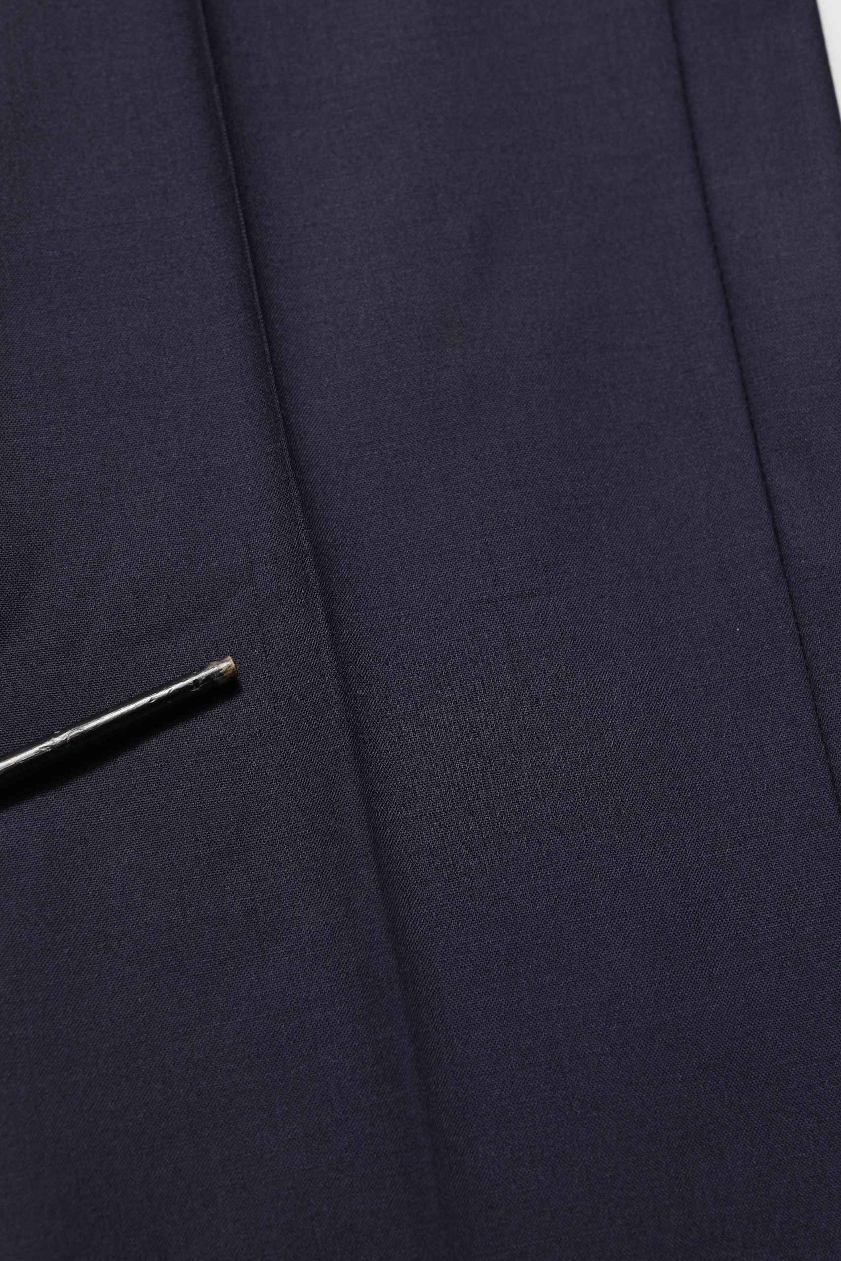Black Wool Slim Fit Formal 2 Piece Men Suit