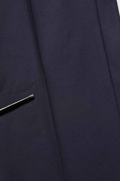 Black Wool Slim Fit Formal 2 Piece Men Suit
