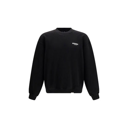 Black Cotton Sweatshirt